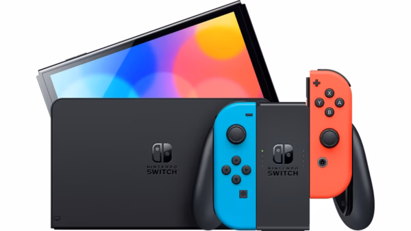 Nintendo Switch   OLED Model Neon Blue/Neon Red set