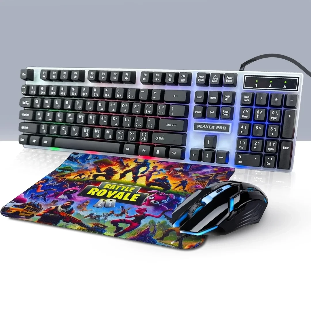 3 in 1 Wired Gaming Set: Keyboard, Mouse, and Mousepad (K9)
