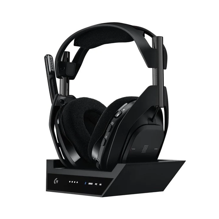 Logitech Astro A50 X LIGHTSPEED Wireless Gaming Headset + Base Station, PRO G GRAPHENE, PLAYSYNC Across Xbox Series X|S + PS5 + PC/mac, Bluetooth, HDMI 2 1 Passthru Black