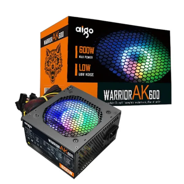 AIGO Darkflash AK600 Gaming 600 Watt Non Modular Gaming Power Supply