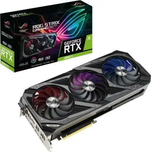 Asus Rog Strix RTX3060TI 8G GAMING NVIDIA GeForce RTX 3060 Ti 8 GB GDDR6 Gaming Graphics Card