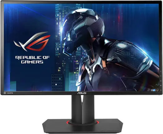 ASUS PG248Q ROG Swift eSports Gaming Monitor, 24'' FHD TN W LED Display, 180Hz Refresh Rate, 1ms Response Time, G SYNC Technology, Full Tilt, Swivel, Pivot, & Height Adjustment, Black | PG248Q