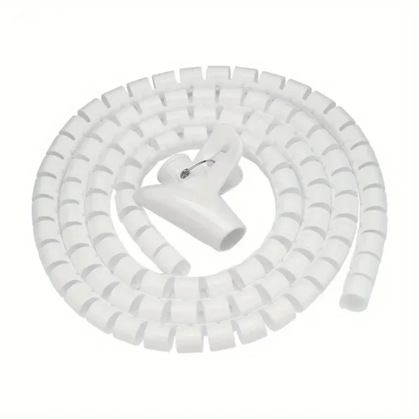 Cable Management Sleeve in White