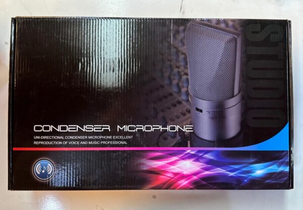 Condenser Microphone with mixer Uni Directional Microphone Excellent Reproduction of voice Music Professional