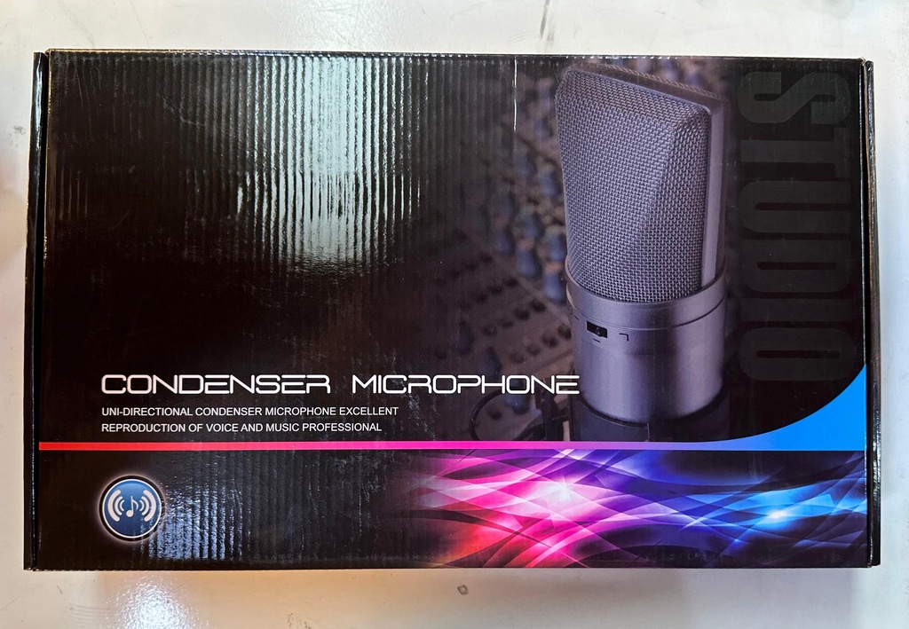 Condenser Microphone with mixer Uni Directional Microphone Excellent Reproduction of voice Music Professional