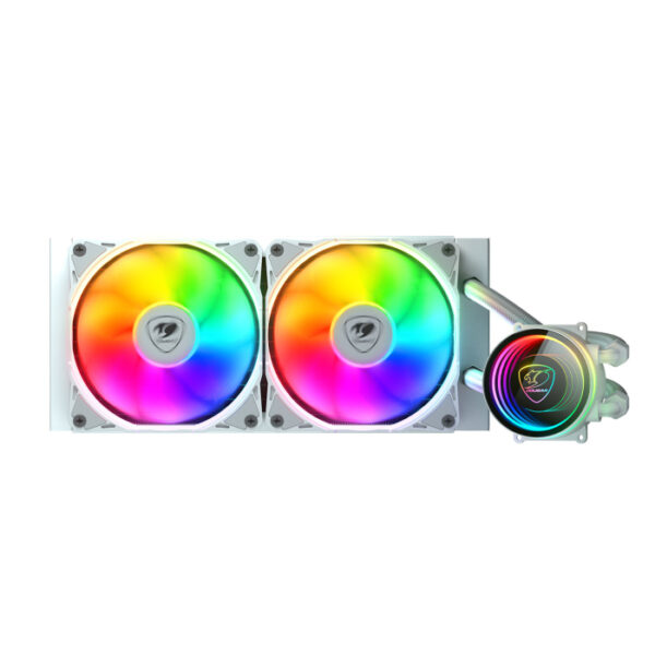 Cougar Poseidon Elite ARGB 240 AIO Liquid Cooler White