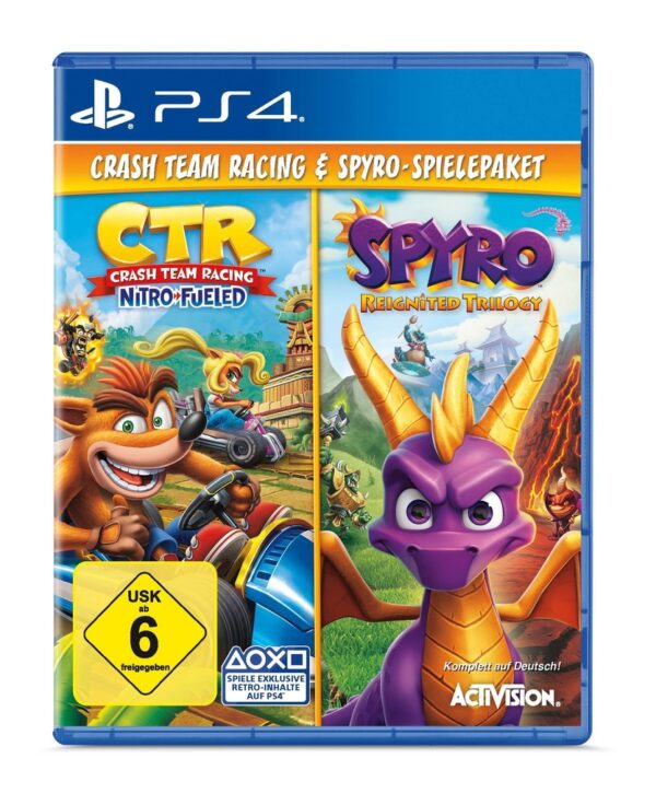 Crash™ Team Racing Nitro Fueled + Spyro™ Game Bundle Playstation 4