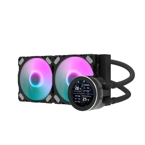 DarkFlash DN240S Led Liquid CPU Cooler Black