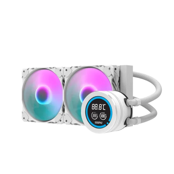 DarkFlash DN240D Nebula Liquid CPU Cooler White