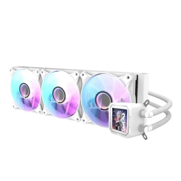 DarkFlash DV360S Wave Liquid CPU Cooler   White