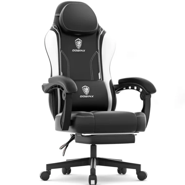 DOWINX GAMING CHAIR ERGONOMIC SERIES 6650 BLACK&WHITE