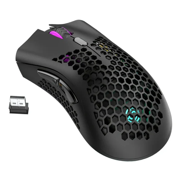 DIVIPARD Mouse Gaming Honey Comb Divipard G905 Rgb Effects 7200Dpi Macro   White