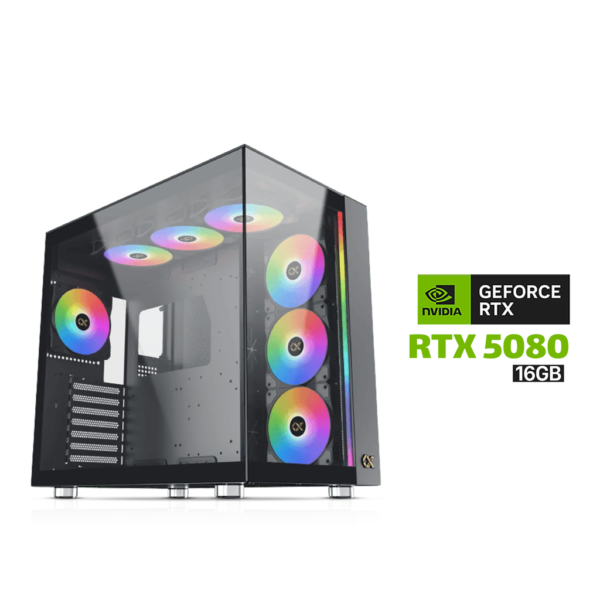 Gaming PC AMD Ryzen 7 7800X3D, MSI X870 P WiFi MB, 32GB DDR5 (6000) RAM, 2TB NVMe Gen 4 SSD, RTX 5080 16GB VGA, ASUS PRIME L360 Liquid Cooler, Silver Stone 1000 WATT GOLD PSU, Xigmatek Aqua Ulta Air Mid Tower Case With 7x ARGB Fans, Win 11 Pro License