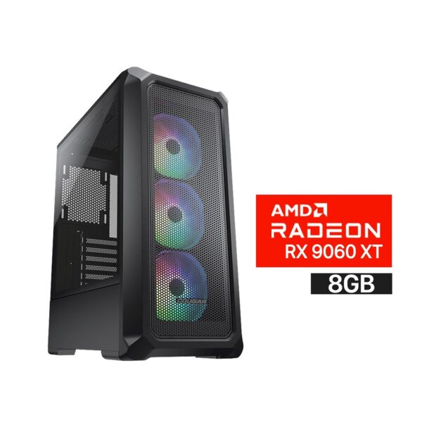 Gaming PC i5 14400F CPU, H610M DDR5 Motherboard, 16GB DDR5 RAM, 1TB NVMe SSD, GeForce RTX 5060 Ti 8GB VGA, 750 WATT PSU, Twisted Mind Ultimate E ATX Mid Tower Case Black, USB Wi Fi Adapter, Windows 11 Pro (License)