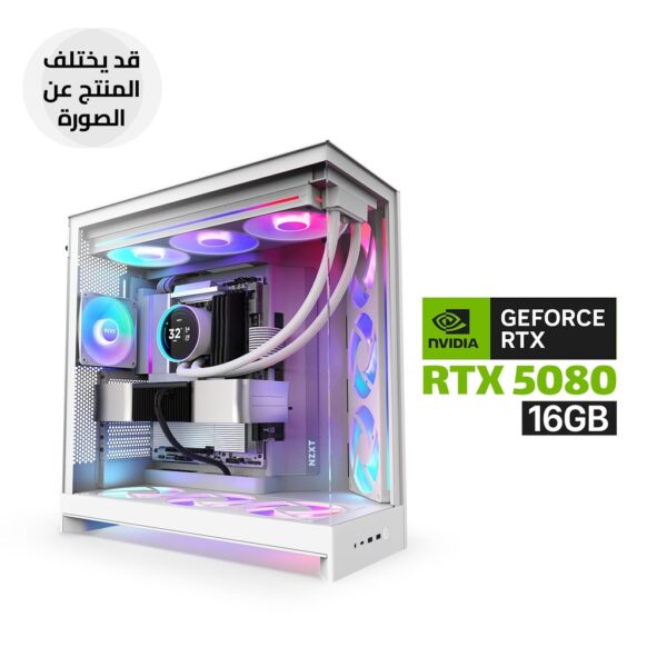 Gaming PC   RYZEN 9 9950 X3D, ASUS ROG STRIX X870 A Motherboard, 32GB D5 RAM (6000), 2TB NVMe GEN 5 SSD, RTX 5080 16GB, 1000 WATT GOLD PSU, NZXT ELITE L360, Liquid Cooler, NZXT H9 Flow RGB Mid Tower Case 3x RGB Fans, Windows 11 Pro (License)