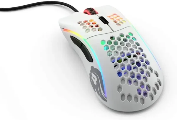 Glorious Model D RGB Gaming Mouse Matte White