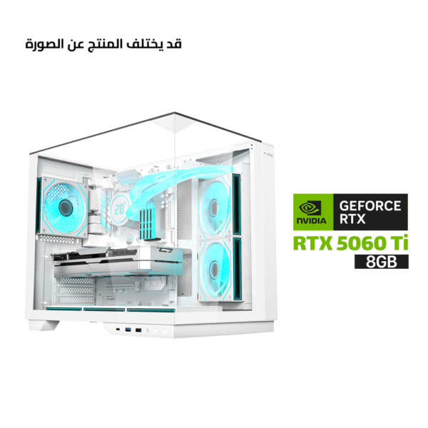 Gaming PC AMD Ryzen 5 9600X, B650 Motherboard, 32GB DDR5 RAM, 1TB NVMe SSD, RTX 5060 Ti 8GB, 750W PSU, L240 Liquid Cooler, USB Wi Fi, Acer V330 ATX Mid Tower 6x ARGB Fans, Windows 11 Pro