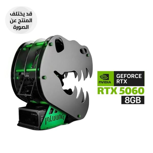 Gaming PC Intel Core i5 14400F Processor, H610 D5 Motherboard, 16GB DDR5 RAM, 1TB NVMe SSD, RTX 5060 8GB VGA, 650 WATT PSU, MLoong M Star Dragon M ATX Case 4 ARGB Fans, USB Wi Fi Adapter, Windows 11 Pro (License)
