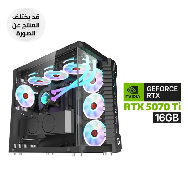 Gaming PC Intel Core i9 14900K, GIGABYTE Z790 Motherboard WIFI, 64GB DDR5 RAM, 2TB SSD NVMe, ZOTAC RTX 5070 TI 16GB VGA, 850 WATT GOLD PSU, L360 Liquid Cooler, GameOn Emperor Arctic III Series Case 7x ARGB Fans, Windows 11 Pro (License)