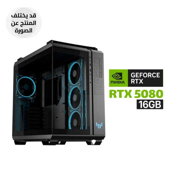 Gaming PC RYZEN 7 9800X3D, ASUS TUF X870 WIFI, 32GB RAM DDR5, 2TB SSD NVMe, ASUS RTX 5080 16GB Noctua VGA, NOCTUA Chromax 140mm CPU Air Cooler, ASUS TUF 1000 WATT GOLD PSU, Asus TUF Gaming GT502 Horizon Case, 3X ASUS RGB Fans, Wind 11 Pro (License)
