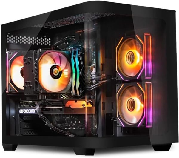 Gaming PC i5 14400F Processor,H610 Motherboard,16GB D4 RAM,1TB NVMe SSD,RTX 3060 12GB VGA,650 WATT PSU,GameOn Trident Series Case 4x RGB Fans,USB WiFi Adapter,Windows 11 Pro License,LG 24" FHD 180HZ, Gameon Cypher XL All In One Bundle