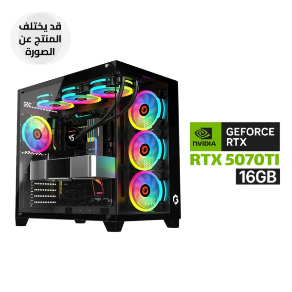 Gaming PC i7 14700K Processor, GigaByte Intel Z790 D Ultra DDR5 Motherboard, 32GB RAM (5600), 1TB SSD NVMe, RTX 5070 TI 16GB VGA, 850 WATT GOLD PSU, L360 Liquid Cooler, GameOn Emperor Arctic Case 7 ARGB Fans, Windows 11 Pro (License)