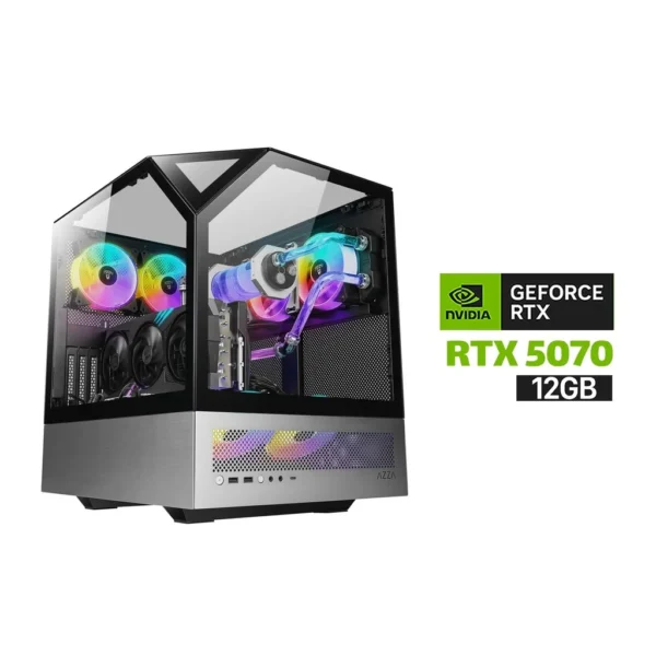 Gaming PC i7 14700K Processor,ASUS PRIME Z790 P WIFI Motherboard,32GB D5 RAM (6000),2TB NVME SSD (6000),ASUS PRIME RTX 5070 12GB VGA,ASUS PRIME 750 WATT GOLD PSU,ASUS PRIME L360 Liquid Cooler,AZZA Sanctum Unlimited Towers ATX Case,Win 11 Pro (License)