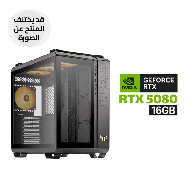 Gaming PC – AMD Ryzen 9 9950X3D, ASUS ROG STRIX X870E H WiFi 7, 64GB DDR5 6000, Samsung Gen5 2TB SSD, RTX 5080 16GB, TUF III L360 Liquid Cooler, ROG Strix 1200W Platinum PSU, TUF GT502 Plus Case with 7 RGB Fans, Windows 11 Pro