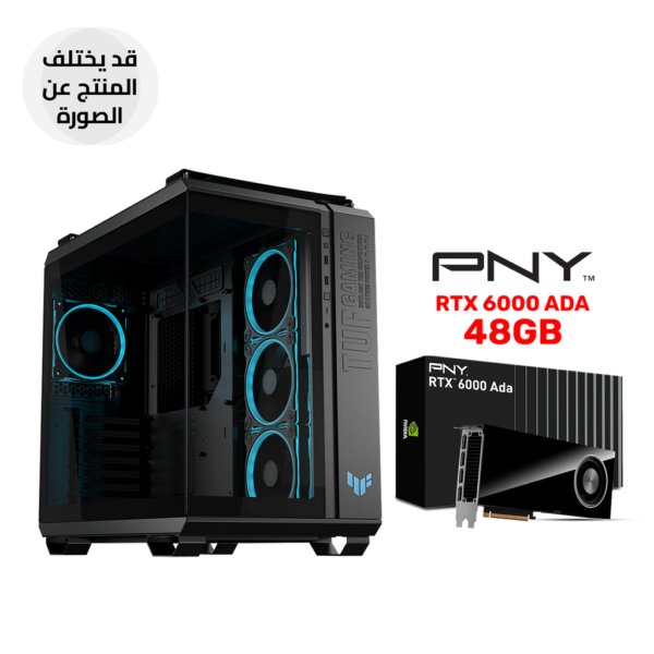 Gaming PC – Intel Core i9 14900KS, ASUS TUF Z790 WiFi Motherboard, 128GB DDR5 6000 RAM, Samsung 990 Pro 4TB NVMe SSD, PNY NVIDIA RTX 6000 Ada 48GB GPU, ASUS TUF 1200W Gold PSU, Asus ProArt L360 Cooler, TUF GT502 Horizon Case, Windows 11 Pro