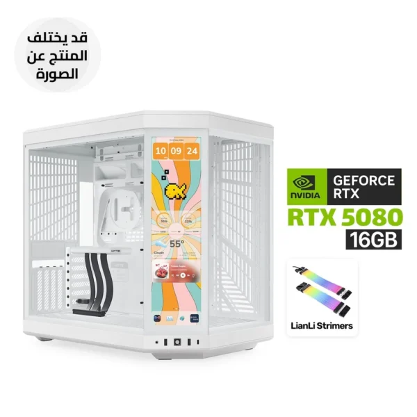 Gaming PC – Intel i5 14400F, ASUS H610 D5 WiFi, 16GB DDR5, 1TB NVMe SSD, RTX 5060 8GB White, 650W PSU, Jungle Leopard MS 01 mATX White Case 3x ARGB Fans, Win 11 Pro, Sades 24" 144Hz Monitor, Royal RGB Desk & C23 Chair White, GameOn Wired Bundle