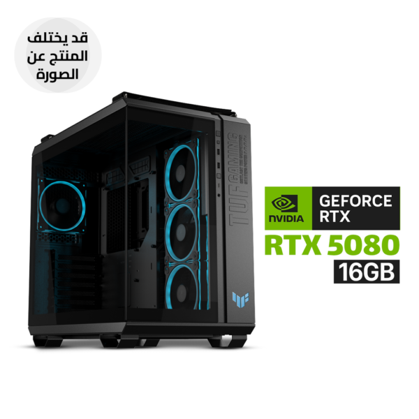 Gaming PC – i9 14900K, ASUS TUF Z790 WiFi Motherboard, 64GB DDR5 RAM, 2TB SSD NVMe GEN 4, RTX 5080 16GB VGA, ASUS TUF 1000 WATT GOLD PSU, Asus Rog Strix LC III 360 ARGB LCD Black Cooler, Asus Tuf Gaming GT502 Horizon Black Case, Win 11 Pro