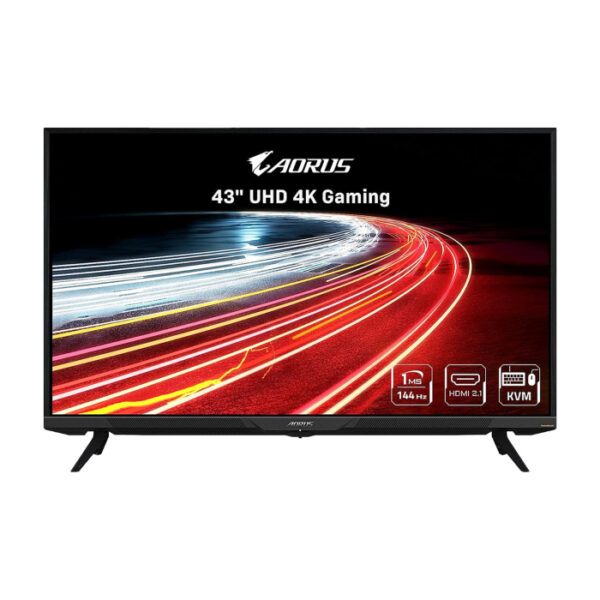 GigaByte AORUS FV43U 43" UHD 4K 144Hz 1ms Tactical Gaming Monitor With HDMI 2 1 Nvidia G Sync Compatible