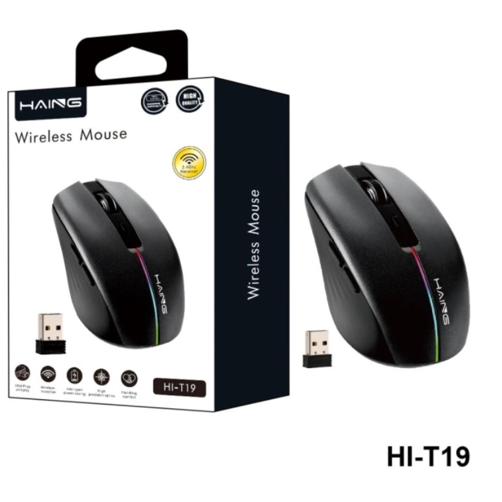 HAING HI T19 2 4G Wireless Mouse with Rechargeable Battery