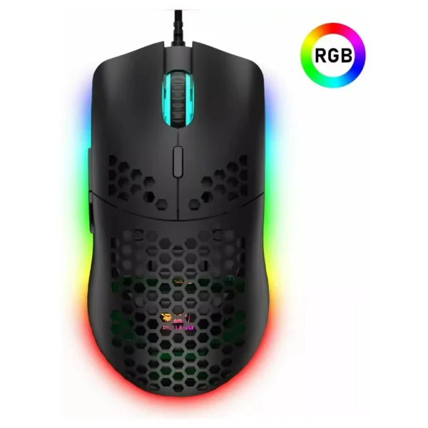 Haing RGB Gaming Mouse USB Black [ HI 218 ]