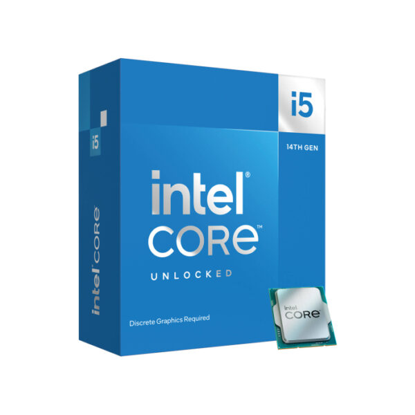 Intel Core i5 14600KF Processor 14th Gen 5 30 GHz 24MB Cache (Unlocked)