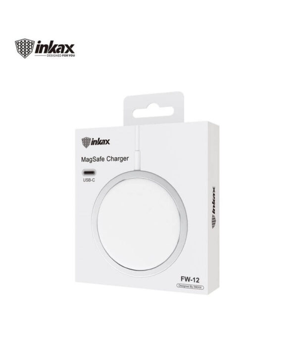 Inkax Magsafe 15W Magnetic Wireless Charger for Iphone with Type C Port FW 12