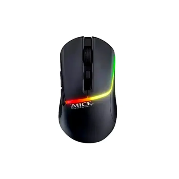 IMICE T20 Wired Gaming Mouse with RGB Lights | Adjustable DPI Up to 6600 | 6 Programmable Buttons