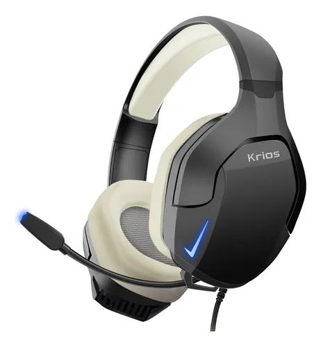 Udífonos Gamer Krios K10 Diadema Gaming Headset Gamer Con Microfono Led Rgb Para Xbox Pc Ps4