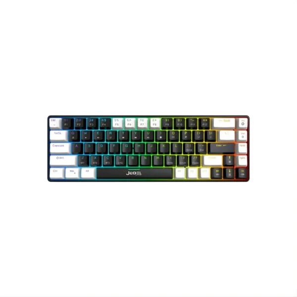 JEDEL WKL 66 Tri Mode Wireless Mechanical Keyboard with Per Key RGB Lighting