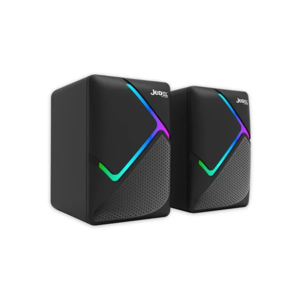JEDEL S 526 RGB Wired Gaming Speakers with 2 0 Stereo Sound