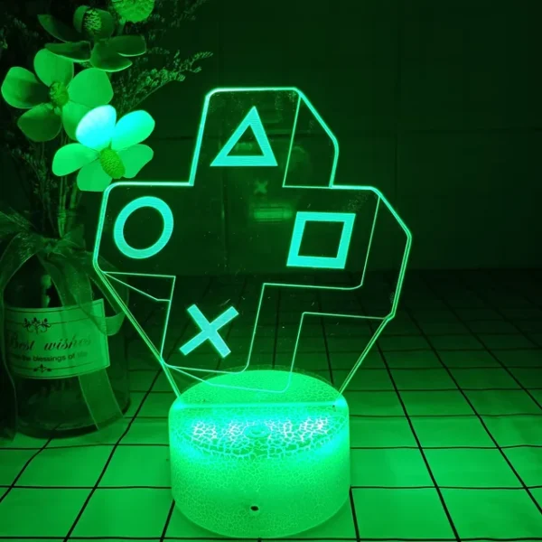 Light 3D night PS Logo