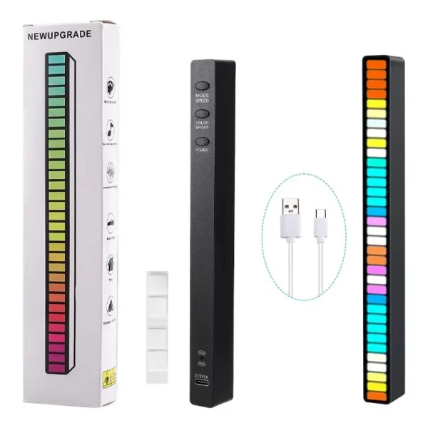 RGB Sound Reactive LED Light Bar D08 RGB