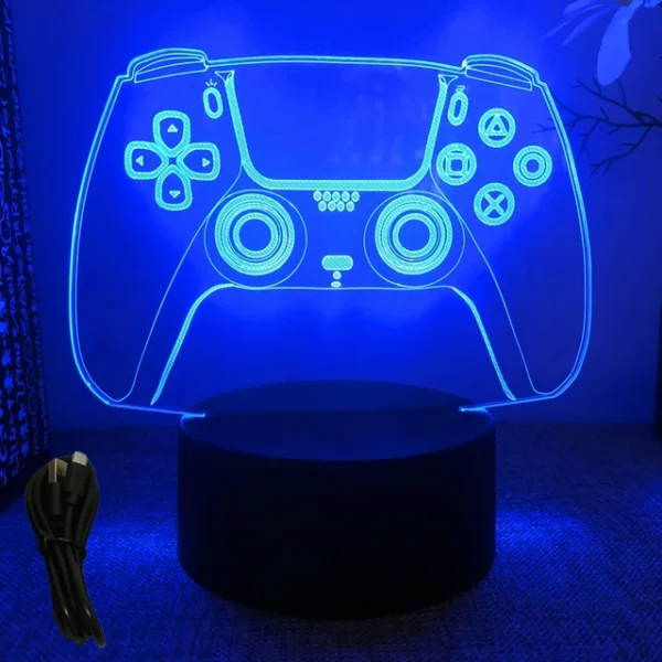 Light 3D PS 5 Joysticks Logo