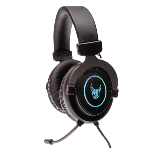L33T Gjermundbu, Gaming Headset, 50mm Driver, LED, Black