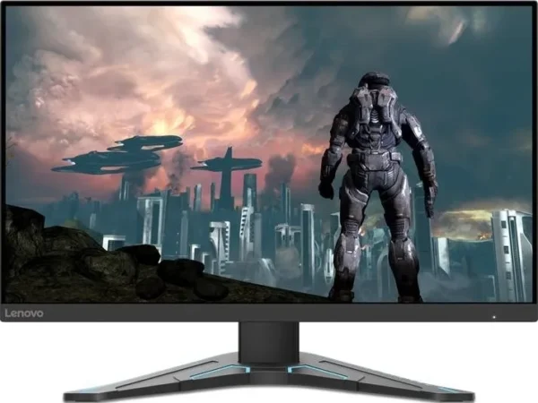 Lenovo G24 20 Gaming Monitor, 24" IPS Display, FHD Resolution, Up to 165Hz (OC) Refresh Rate, 0 5ms (MPRT) Response Time, AMD FreeSync Premium Technology, 16 7m Color Display, Black