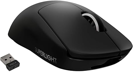 Logitech G PRO X SUPERLIGHT Wireless Gaming Mouse   Black