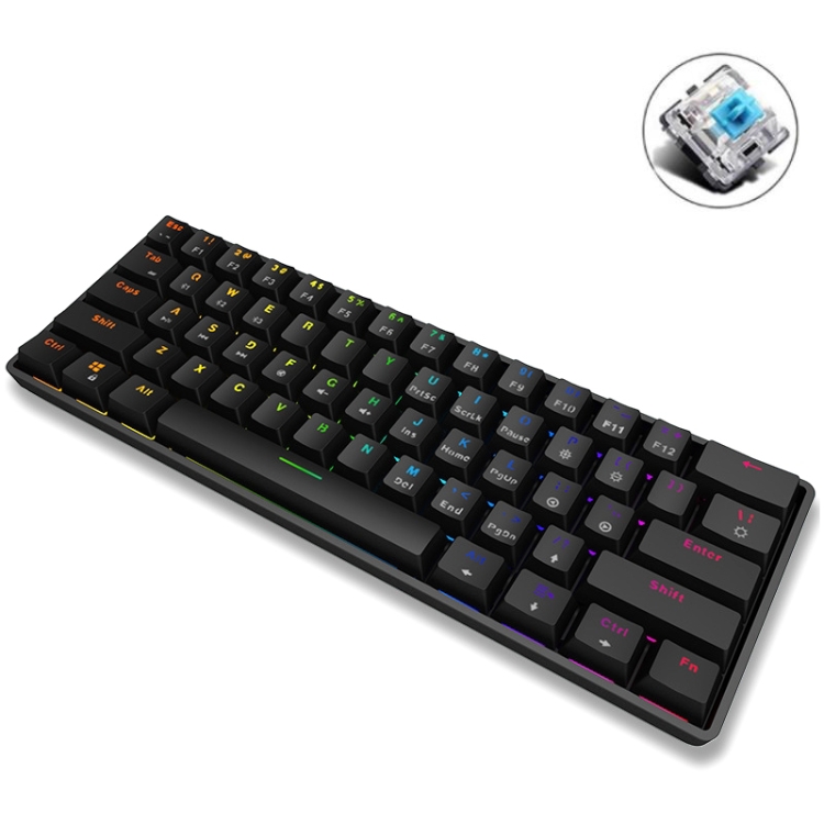 Leaven K28 RGB Mechanical Gaming Keyboard Black – Blue Switch