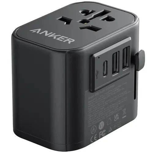 ANKER 312 Outlet Extender 30W With 3 USB Ports   Black