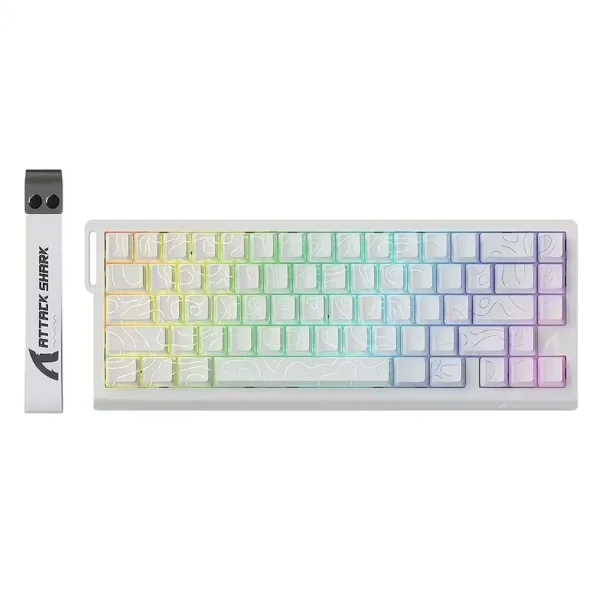 DK 61 Mechanical keyboard Wireless + WIRE   RGB (BLUE SWITCH)