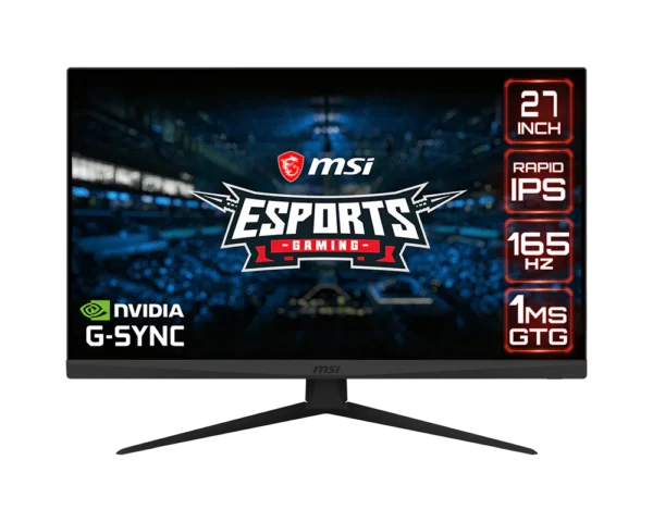 MSI G274F 27" IPS Panel FHD 165Hz 1ms Esports Gaming Monitor With Nvidia G Sync